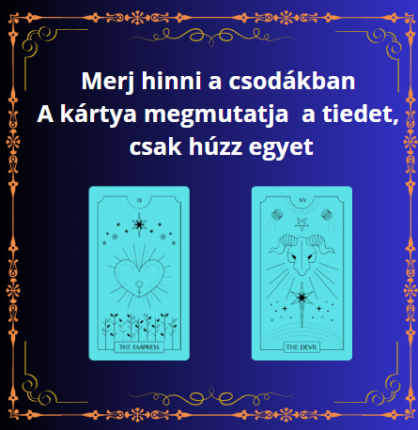 Merj hinni a csodákban - A kártya megmutatja a tiedet, csak húzz egyet