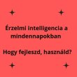 Érzelmi intelligencia a mindennapokban - Hogy fejleszd, használd?