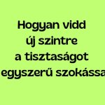 7 apró takarítási szokás, ami nagy változást hoz az otthonodban