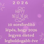 10 sorsfordító lépés, hogy 2026 legyen életed legboldogabb éve