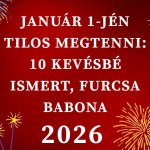 Január 1-jén TILOS megtenni: 10 kevésbé ismert, furcsa babona
