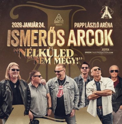 Új album és életműkoncert: mérföldkőhöz érkezett az Ismerős Arcok