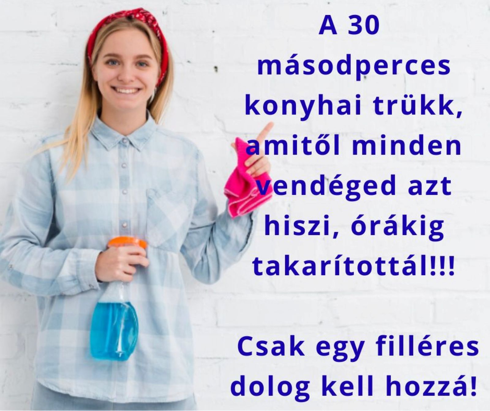 A 30 másodperces konyhai trükk, amitől minden vendéged azt hiszi, órákig takarítottál – csak egy filléres dolog kell hozzá!