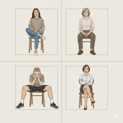 Te hogyan ülsz a széken? Ez azonnal leleplezi milyen az igazi személyiséged